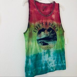 Custom Retro Aeropostale Tie Dye Tank Top